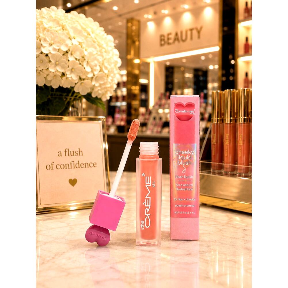 The Creme Shop Cheeky Liquid Blush in Peach Promise